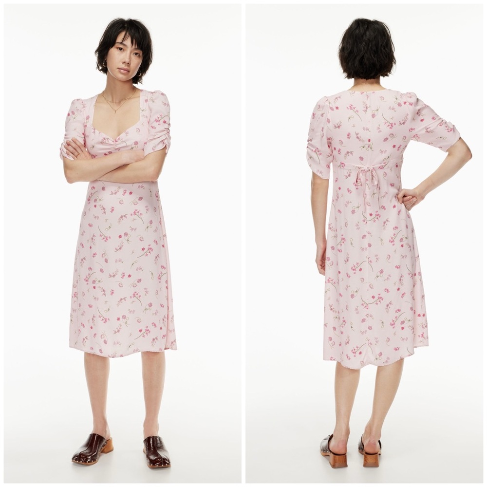 Aritzia Wilfred Baudelaire Dress in Pink Size 0
